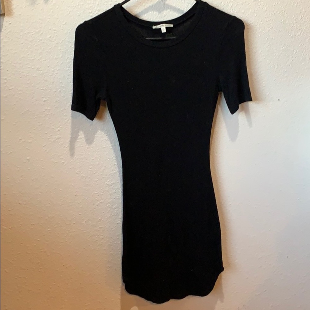 Black mini dress